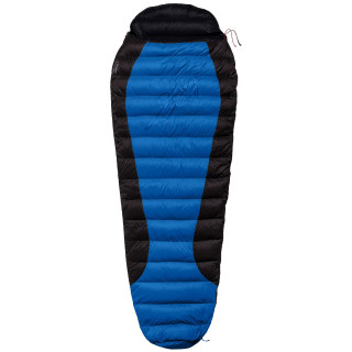 Śpiwór puchowy Warmpeace Viking 300 210 cm wide niebieski blue/grey/black