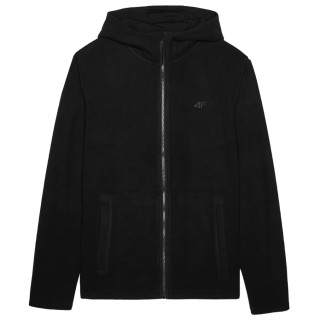 Męska bluza 4F Fleece M290 czarny DEEP BLACK