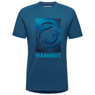 Koszulka męska Mammut Trovat T-Shirt Men Mammut niebieski Deep Ice