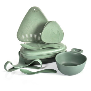 Zestaw naczyń Light My Fire Outdoor MealKit zielony sandygreen