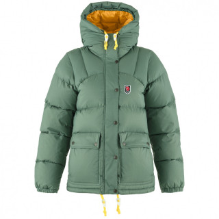 Kurtka damska Fjällräven Expedition Down Lite Jacket W zielony Patina Green-Mustard Yellow