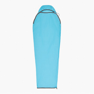 Wkład do śpiwora Sea to Summit Breeze Liner Mummy Compact niebieski Blue Atoll