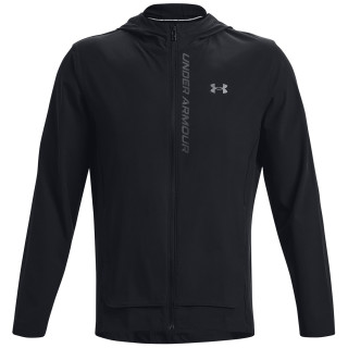 Męska wiatrówka Under Armour Outrun the Storm Jacket czarny Black / Jet Gray / Reflective