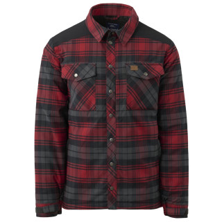 Koszula męska Helikon-Tex Winter Warden Shirt czerwony Slate Crimson Plaid