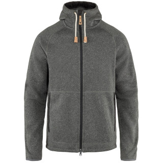 Męska bluza Fjällräven Övik Fleece Hoodie M ciemnoszary Dark Grey