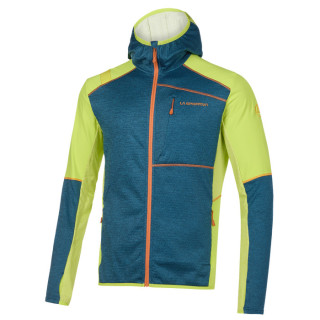 Męska bluza La Sportiva Existence Hoody M niebieski/żółty Storm Blue/Lime Punch