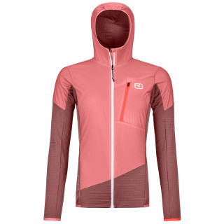 Kurtka damska Ortovox Ladiz Hybrid Jacket W różowy/fioletowy mountain rose