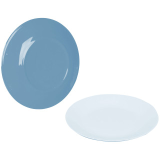 Zestaw talerzy Bo-Camp Breakfast plate Two tone - 4 szt jasnoniebieski Blue