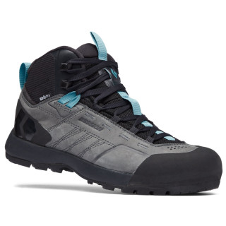 Damskie buty turystyczne Black Diamond Mission LTHR MID WP zarys Steel Grey-Costal Blue