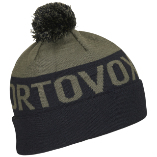 Czapka Ortovox Bobble Knit Beanie zielony Dark Wild Herbs