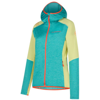 Bluza damska La Sportiva Existence Hoody W niebieski/zielony Lagoon/Green Banana