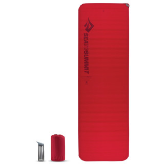 Samopompująca się karimata Sea to Summit Comfort Plus Self Inflating Mat Rectangular L czerwony Crimson