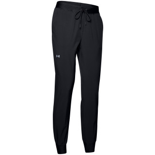 Spodnie damskie Under Armour Armour Sport Woven Pant czarny Black / / Metallic Silver