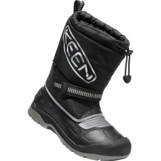 Śniegowce dziecięce Keen Snow Troll Wp Youth czarny black/silver