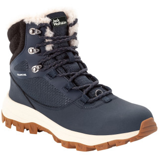 Buty zimowe damskie Jack Wolfskin Everquest Texapore High ciemnoniebieski dark blue / off-white