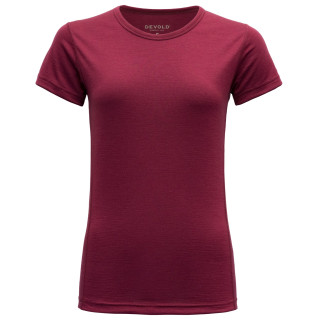 Koszulka damska Devold Breeze Woman T-Shirt czerwony Beetroot