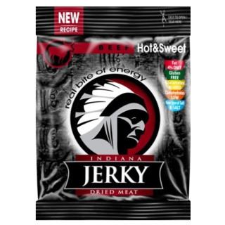 Mięso suszone Indiana Jerky Wołowina hot and sweet 25g