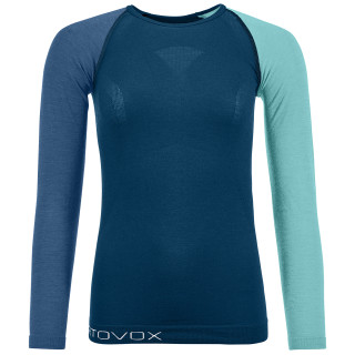 Koszulka damska Ortovox 120 Comp Light Long Sleeve W niebieski petrol blue