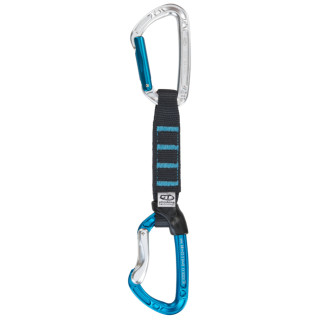 Expreska Climbing Technology Aerial PRO set 12 cm DY srebrny/niebieski silver/anodized