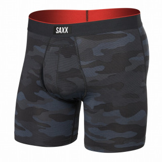 Bokserki Saxx Multi-Sport Mesh Boxer Brief Fly szary/czarny remote camo-faded black