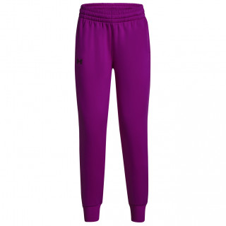 Damskie spodnie dresowe Under Armour Fleece Jogge różowy Mystic Magenta / / Black