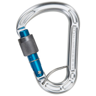 Karabina Climbing Technology Concept SGL srebrny/niebieski Polished/ColorGate