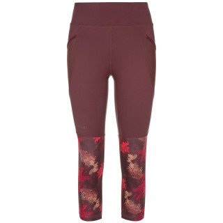 Legginsy damskie 3/4 Kilpi Solas-W czerwony