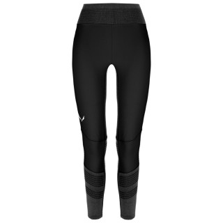 Damskie legginsy Salewa Pedroc Dry Resp W Hyb Tights. czarny Black Out