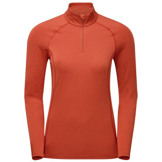 Damska koszulka Montane Dart Xt Zip Neck czerwony Saffron Red