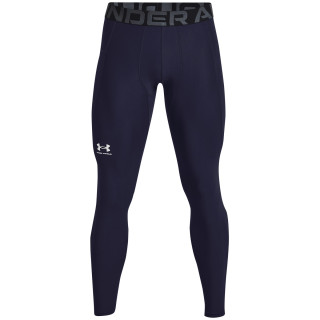 Męskie kalesony Under Armour HG Armour Leggings ciemnoniebieski Midnight Navy / / White