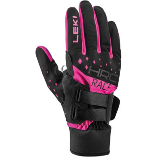 Rękawiczki Leki HRC Race Shark czarny/różówy black-neonpink