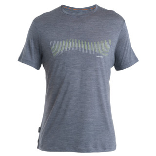 Męska koszulka Icebreaker Men Merino 125 Cool-Lite™ Sphere III SS Tee Terrain Lines zarys