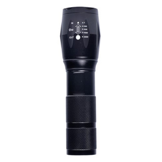 Latarka akumulatorowa Solight LED Rechargeable Torch czarny LED Rechargeable Torch