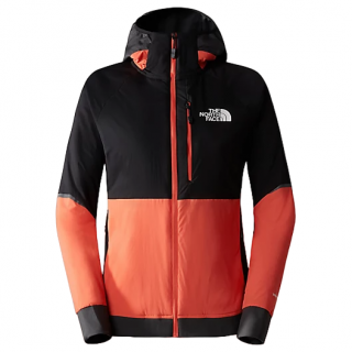 Kurtka damska The North Face W Dawn Turn Hybrid Ventrix Hoodie pomarańczowy RADIANT ORANGE/NFB/ASGY