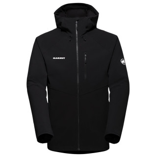 Męska kurtka softshellowa Mammut Ultimate Comfort SO Hooded Jacket Men czarny black