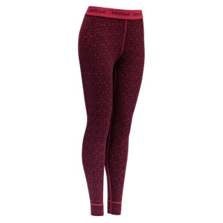 Damskie kalesony Devold Duo Active Woman Long Johns bordowy Port