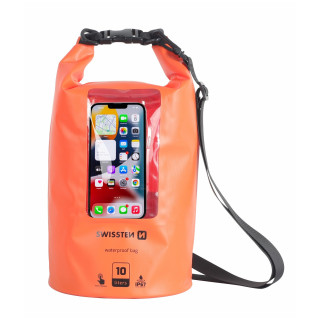 Wodoodporne pudełko Swissten WATERPROOF ORANŽOVÉ (10L) pomarańczowy