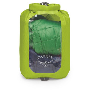 Wodoodporna torba Osprey Dry Sack 12 W/Window zielony limon green