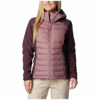 Kurtka zimowa damska Columbia Powder Lite™ II Hybrid Hooded Jacket fioletowy Fig, Moonvista