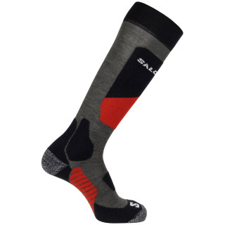 Podkolanówki Salomon S/Access czarny Beluga / GRENADINE / BLACK