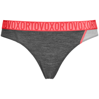 Damskie stringi Ortovox 150 Essential Thong zarys dark grey blend