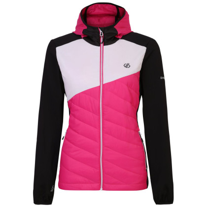 Bluza damska Dare 2b Ascending Hybrid różowy Pure Pink/White