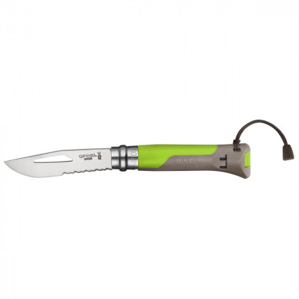 Nóż składany Opinel VRI N°08 Inox Outdoor zielony
