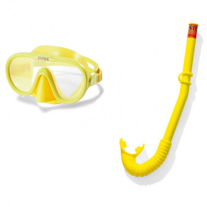 Zestaw do nurkowania Intex Adventure Swim Set 55642 żółty
