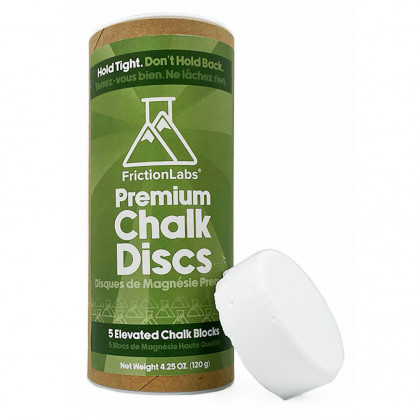 Magnezja FrictionLabs Premium Chalk Disc 120 g zielony
