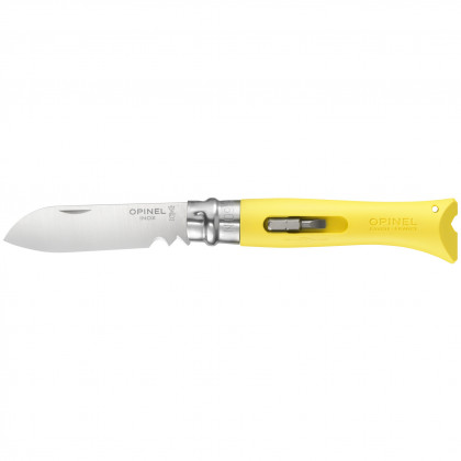 Nóż składany Opinel VRI N°09 DIY żółty