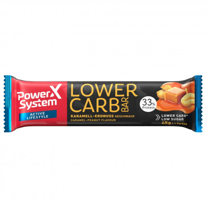 Baton Power System LOWER CARB Protein Bar 33% Caramel Peanut 45g