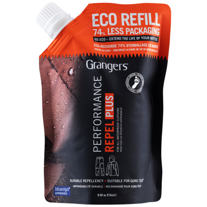 Impregnacja do tekstyliów Granger's Performance Repel Plus Eco Refill 275 ml czarny/pomarańczowy