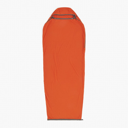 Wkład do śpiwora Sea to Summit Reactor Fleece Liner Mummy Standard czerwony/pomarańczowy
