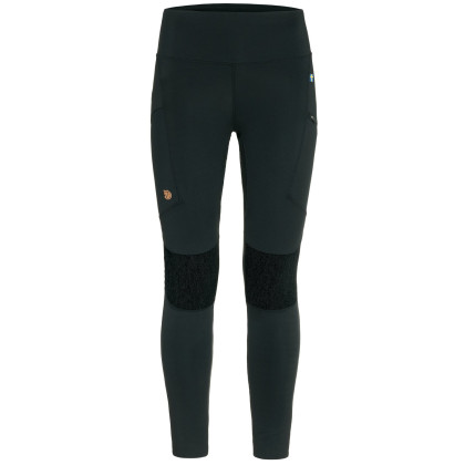 Damskie legginsy Fjällräven Abisko Trekking Tights HD W czarny Black